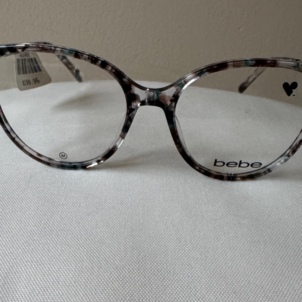 NEW Bebe Women's Elegant Patterned Glasses - Blue/Brown Floral BB5215 - Picture 7 of 12